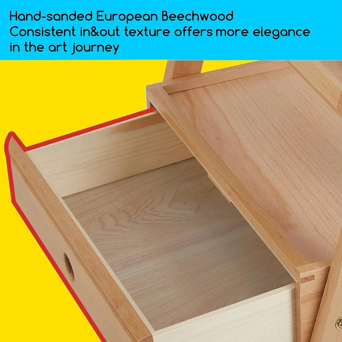 Studio H-Frame Easel with Art Supply Storage - Image 3