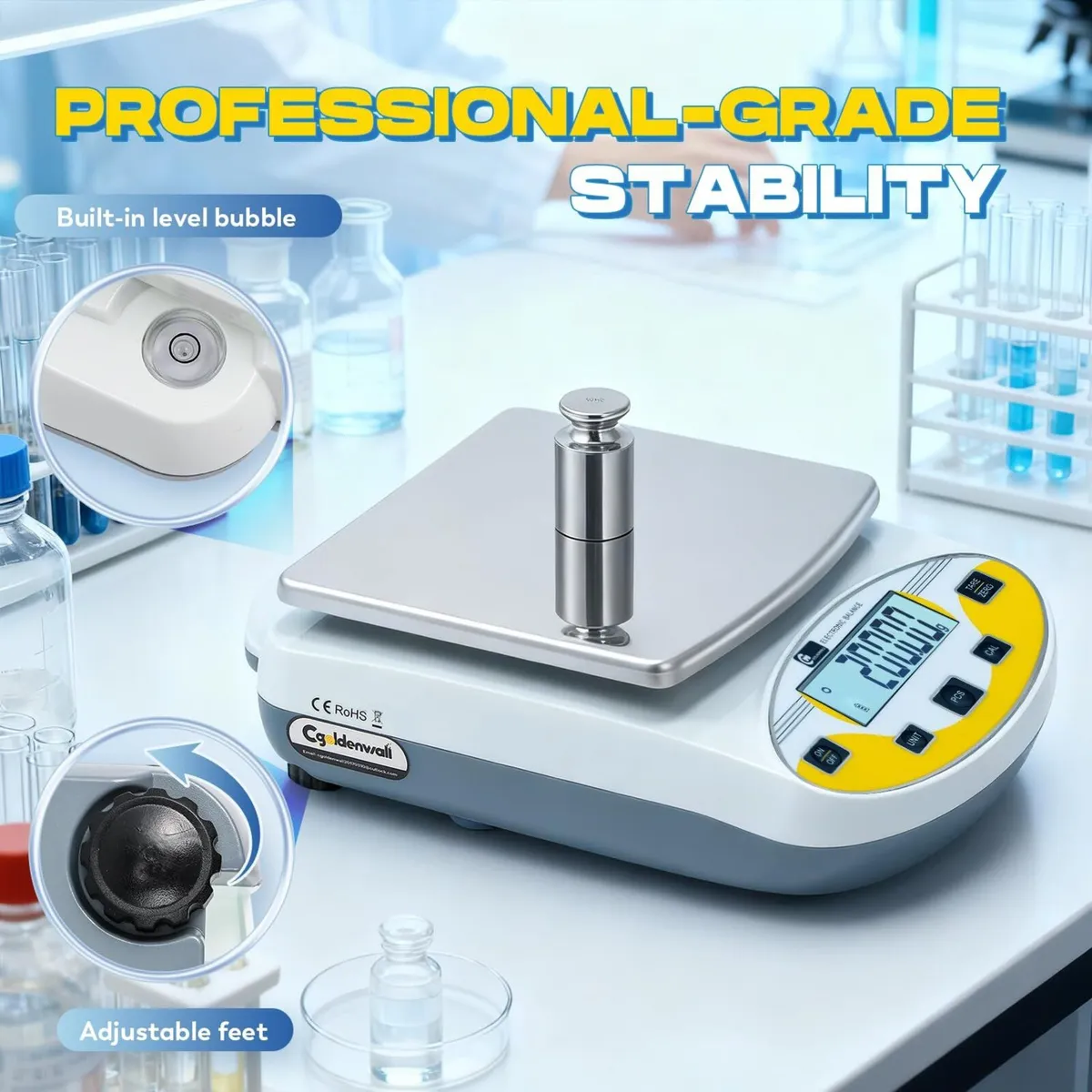 Lab Digital Scale 5KG 0.01g - Image 3