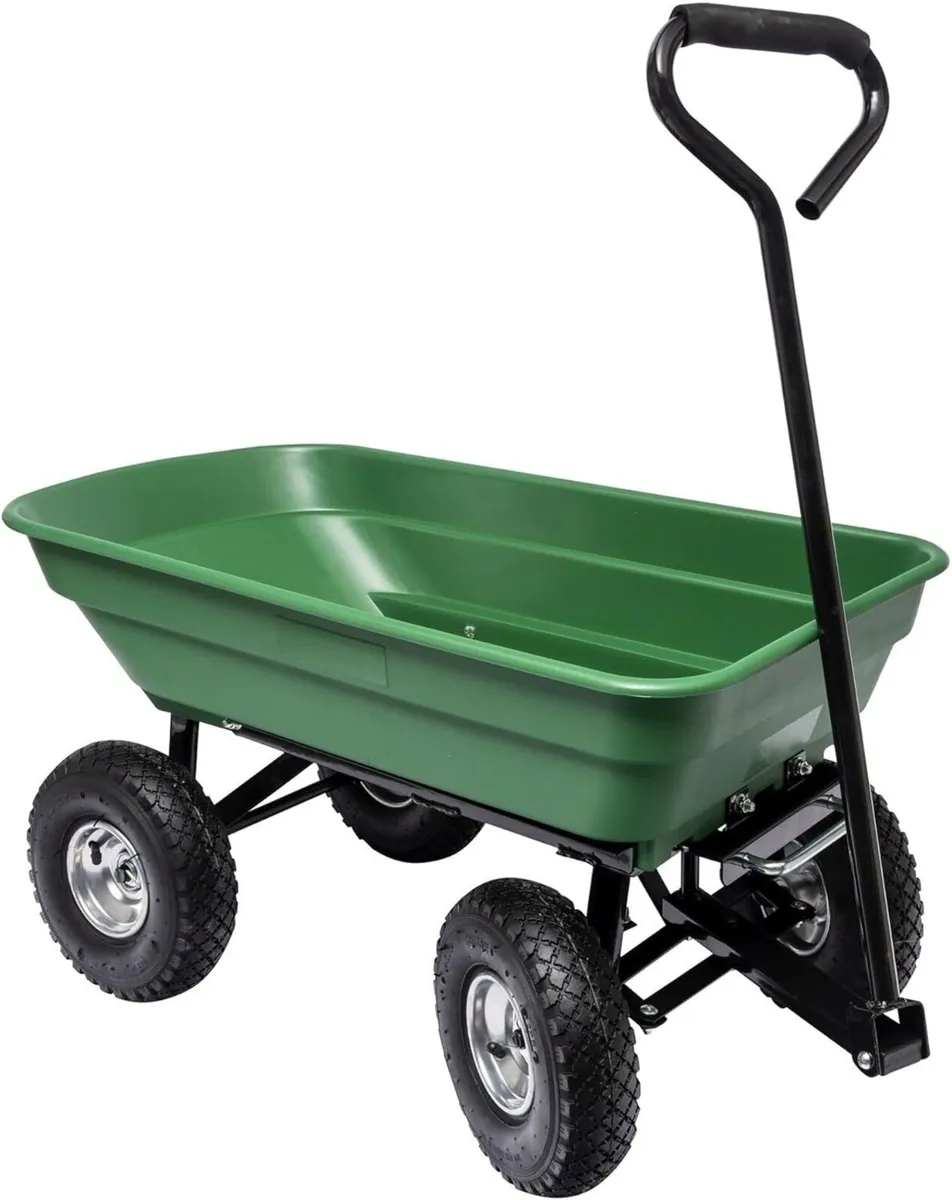 Garden Trailer Trolley 52 Litres - Image 1