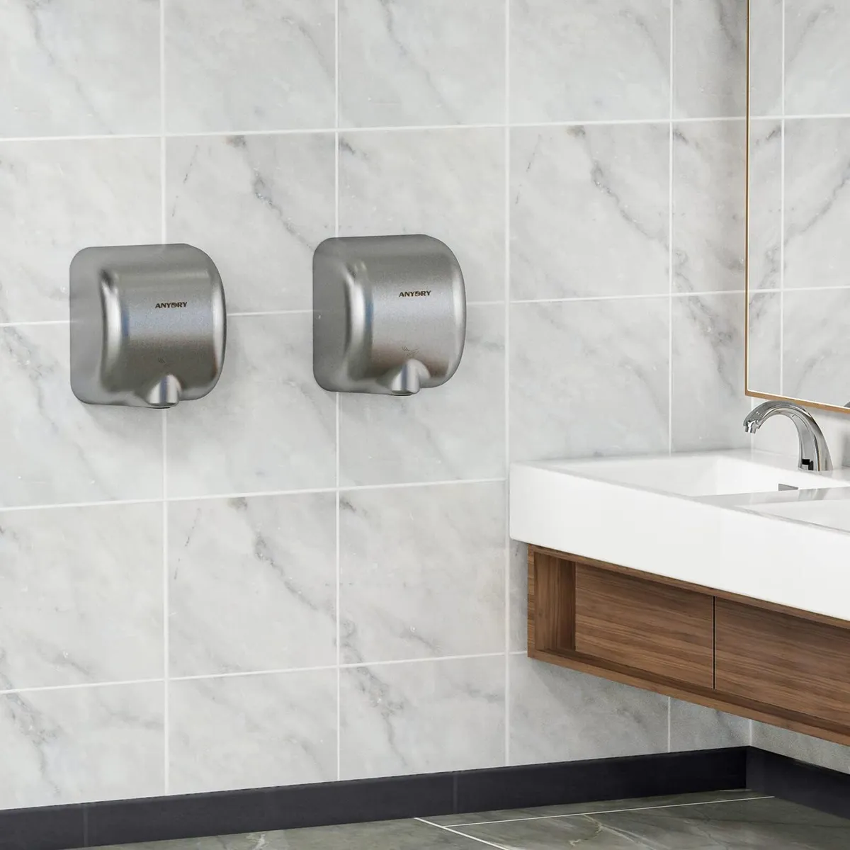 Commercial Hand Dryer Heavy Duty Stainless Steel - Image 2