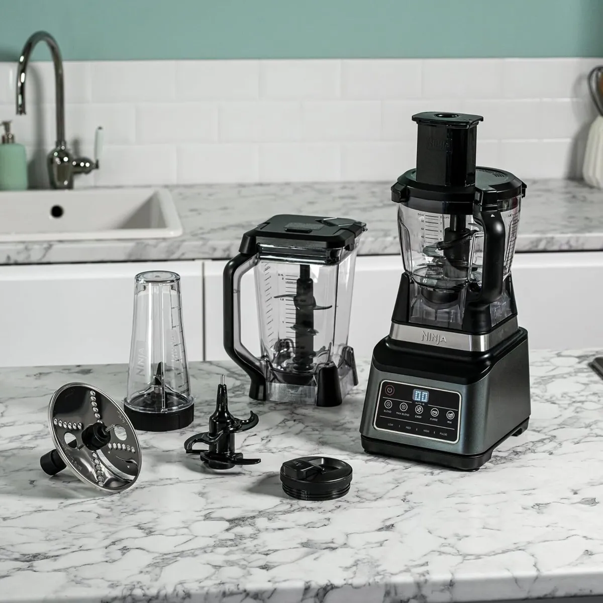 3-In-1 Food Processor Blender with Auto-Iq - Image 2