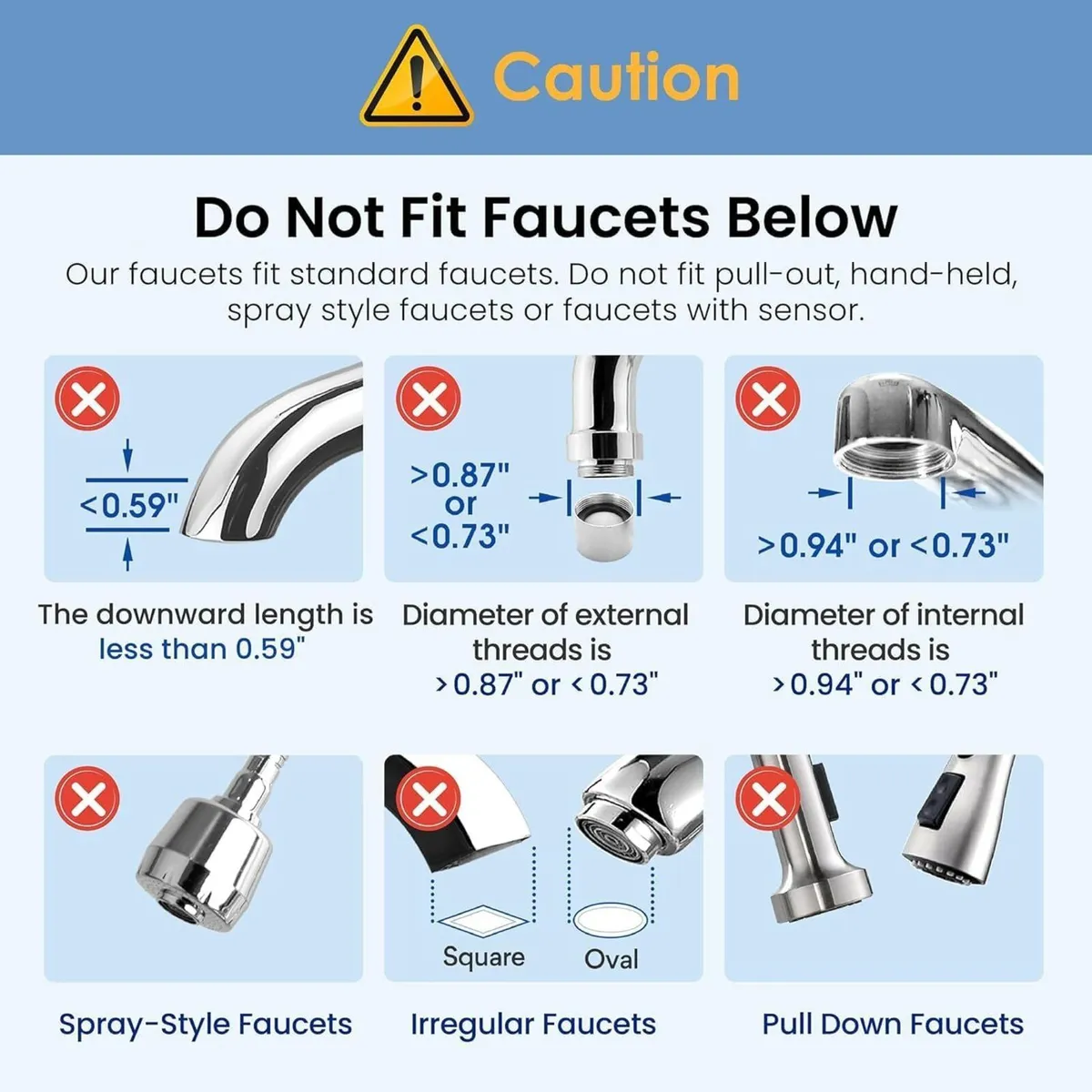 Water Filter Tap Stainless Steel Gallons - Image 2