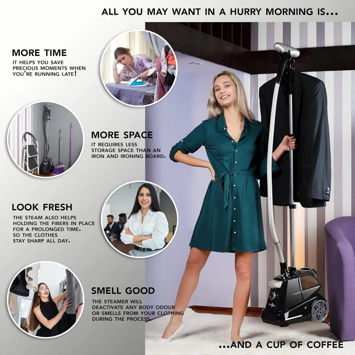 Professional W Garment Steamer - Image 3