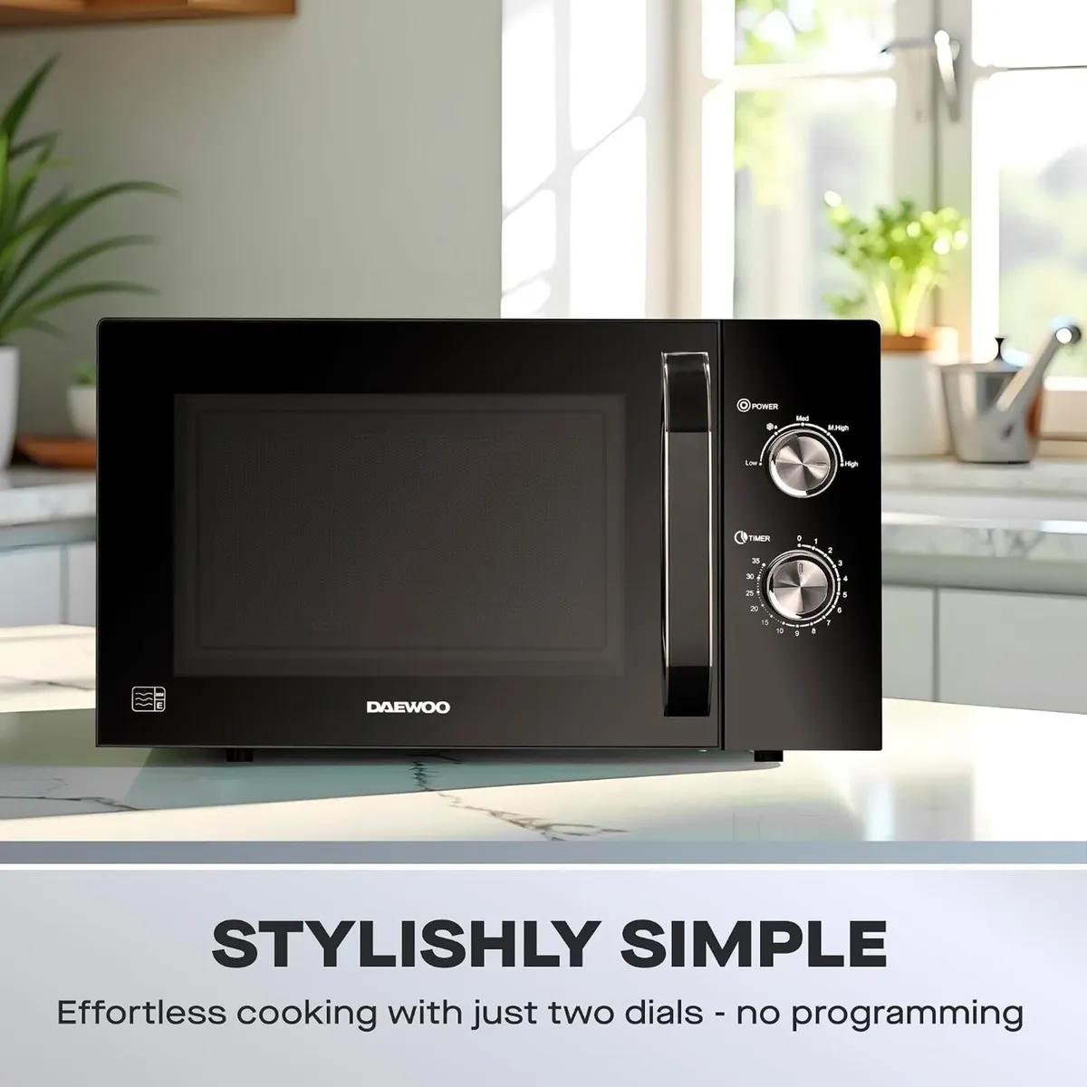 800W 23L Microwave Manual 35 Minute Timer 5 - Image 3