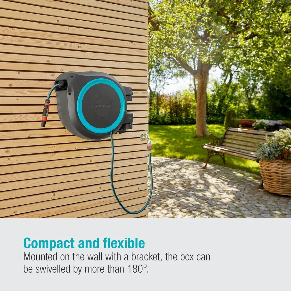 Wall-Mounted Hose Box Rollup M L 25 M - Image 2