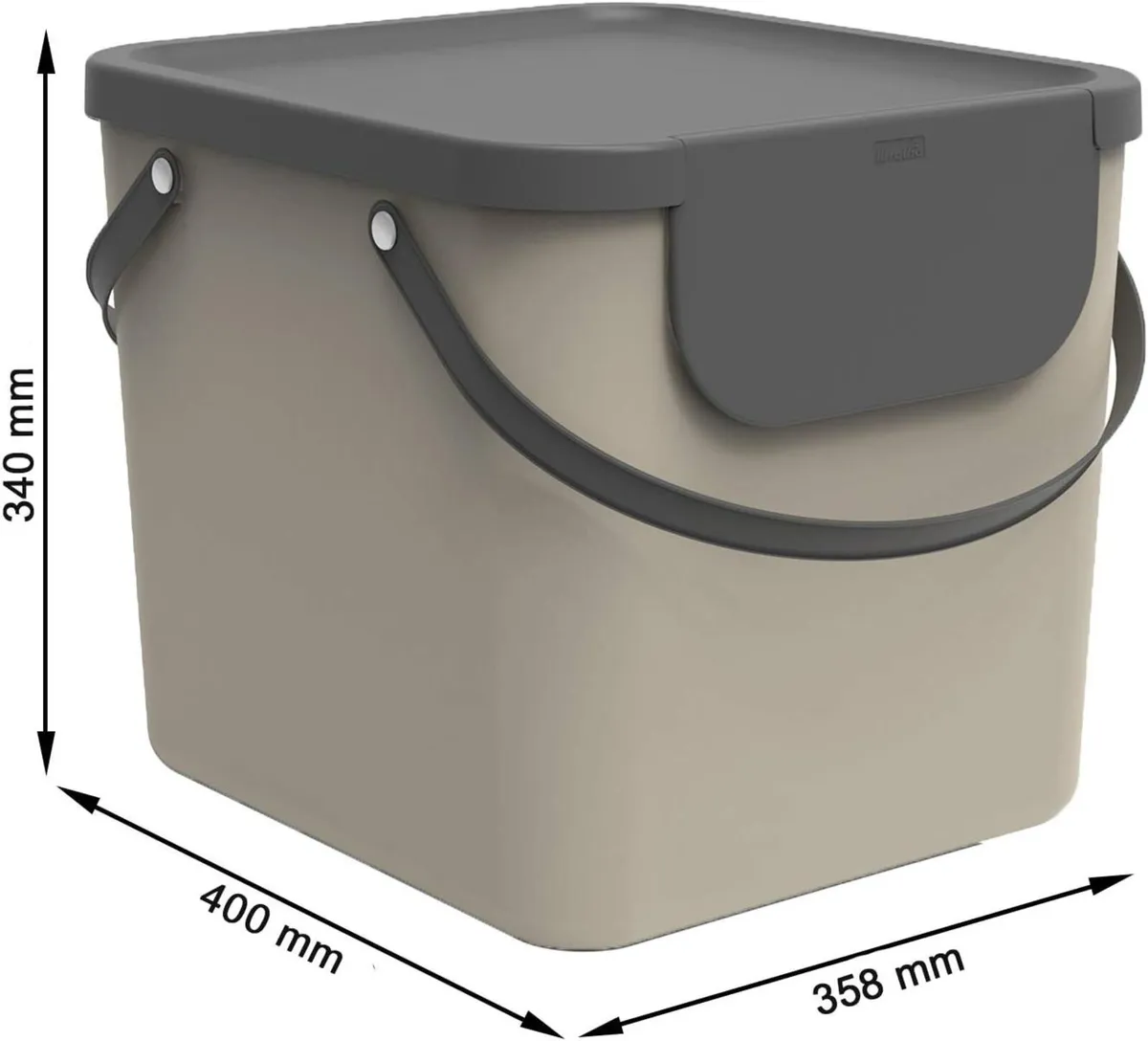 Kitchen Bin Set 2 X 25L 2 - Image 3