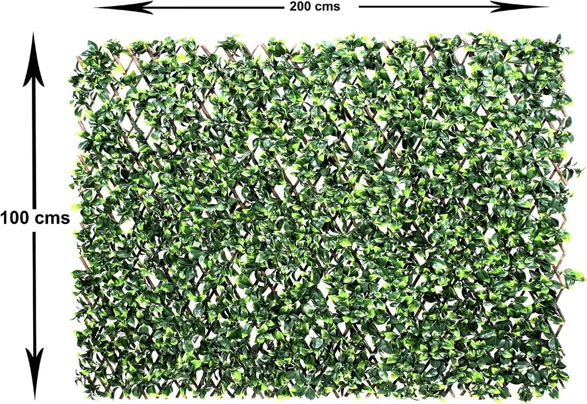 Trellis Artificial Expanding Willow Fence - Image 2
