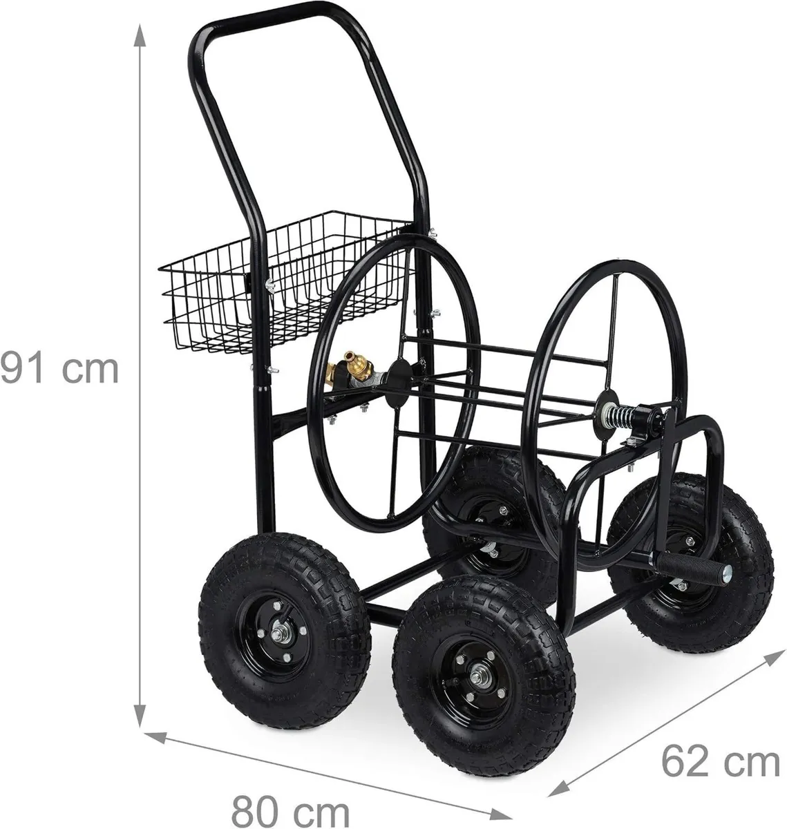 Hose Trolley Up to 75 Meters 4 Rubber - Image 4