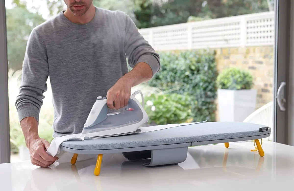 Folding Space-Saving Compact Table-Top Ironing - Image 3