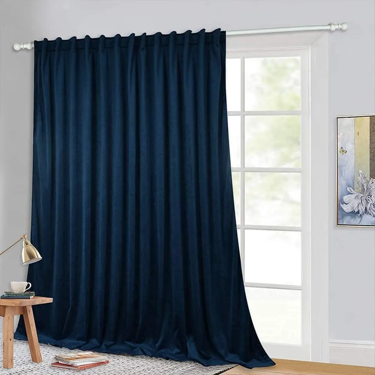 Velvet Curtains Blackout Thermal Insulated - Image 1