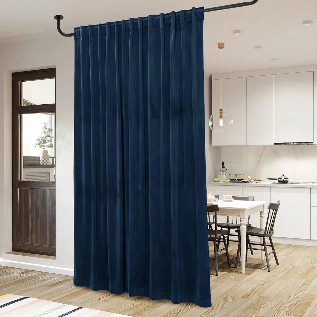 Velvet Curtains Blackout Thermal Insulated - Image 2