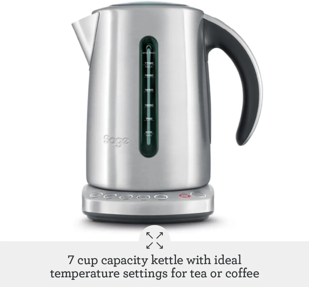Smart Kettle Electric 5 Settings Brushed - Image 2