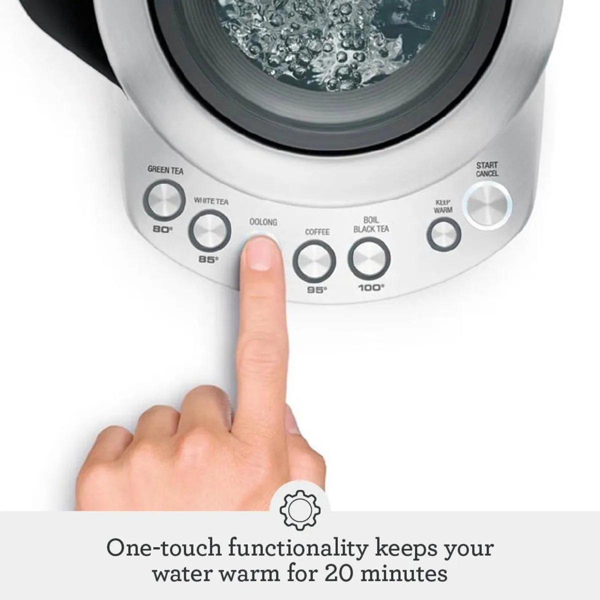 Smart Kettle Electric 5 Settings Brushed - Image 3