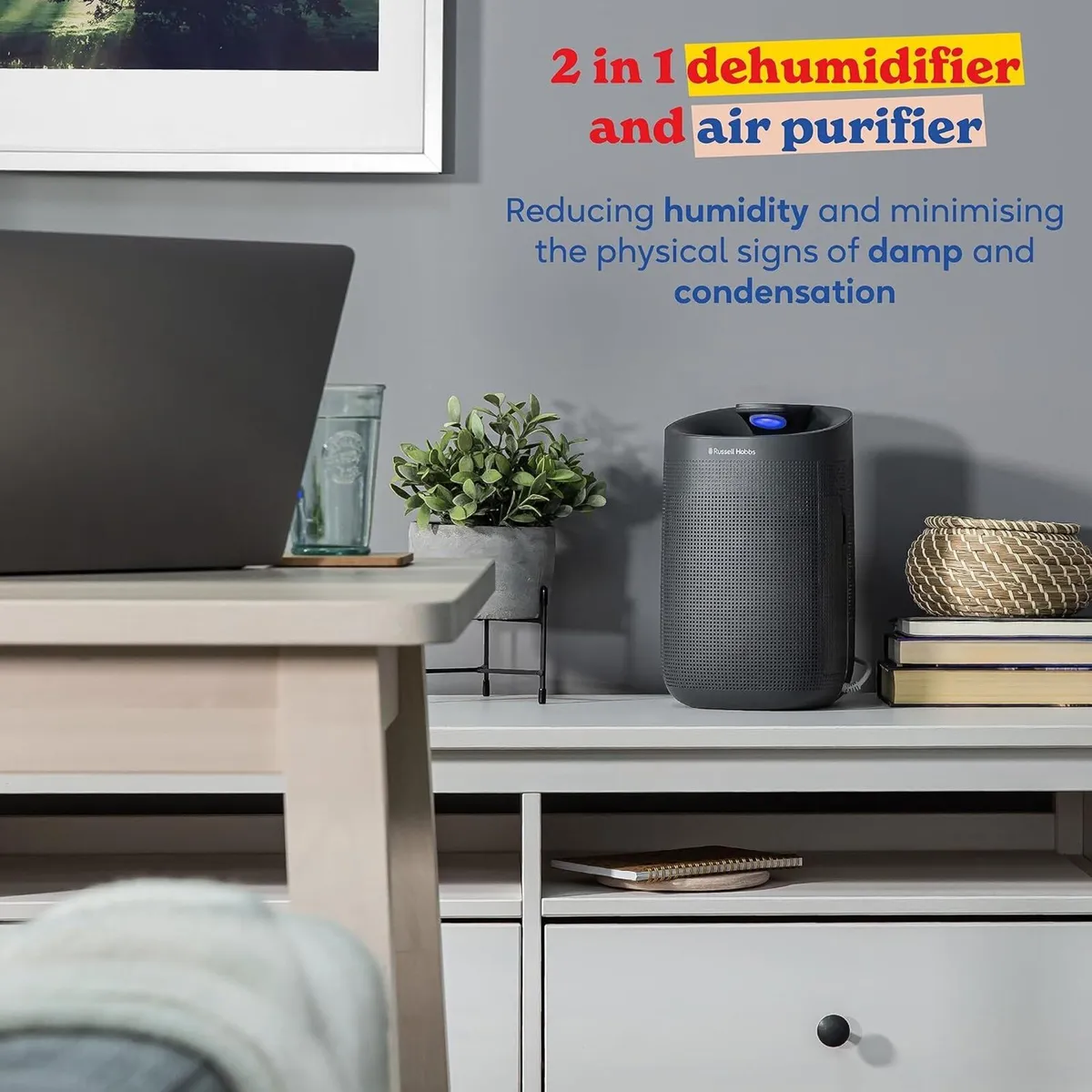 Ozone Free 750ML Day 2 in 1 Dehumidifier - Image 3