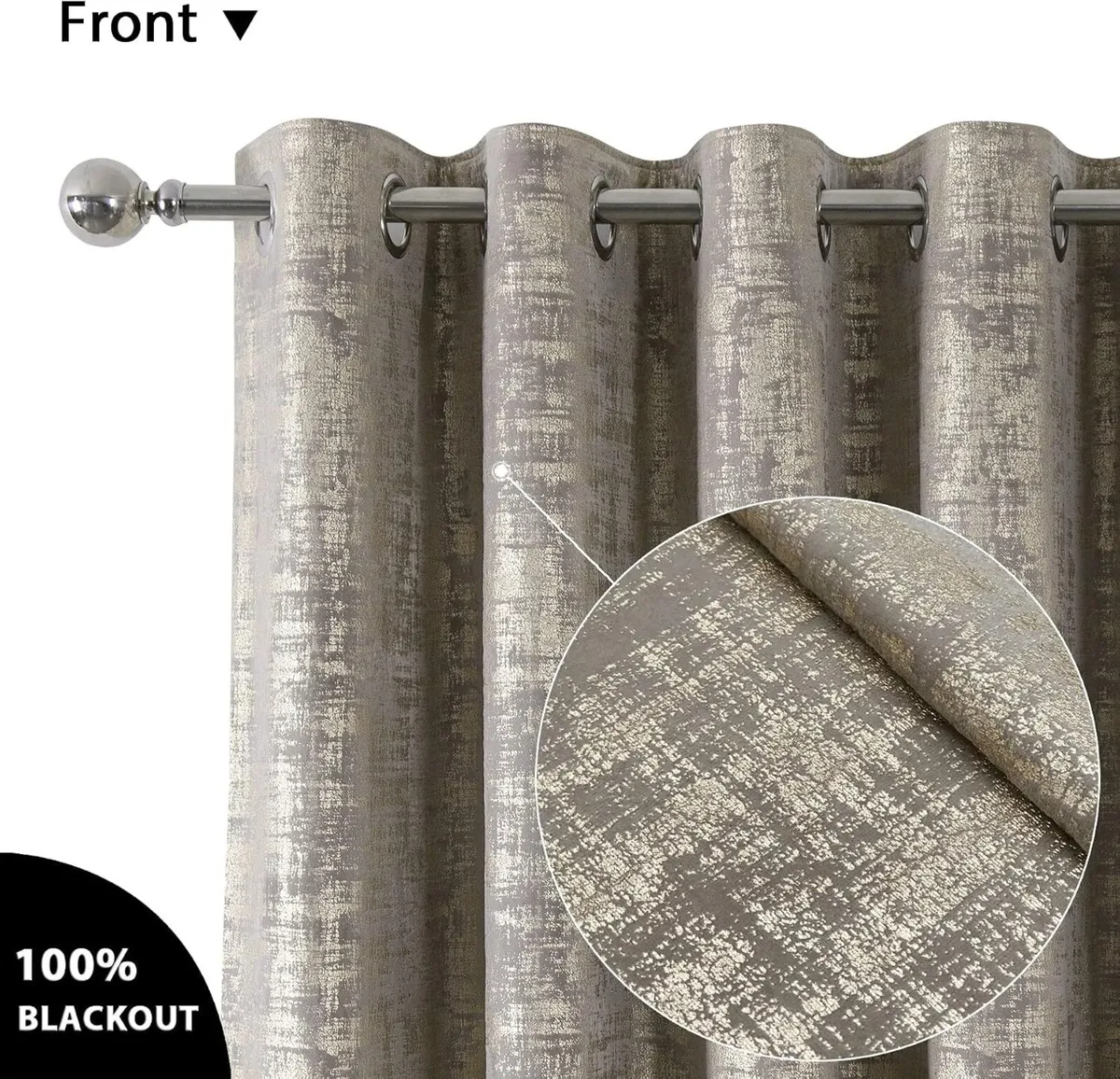 Soft Velvet Curtains 100% Blackout for Window - Image 3