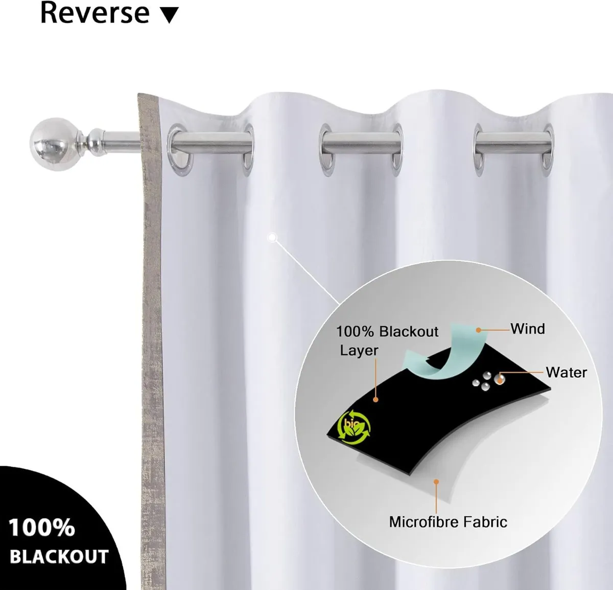 Soft Velvet Curtains 100% Blackout for Window - Image 4