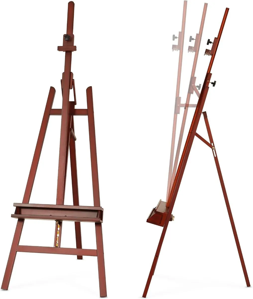 Inclinable A-Frame Easel for Painting Display - Image 1