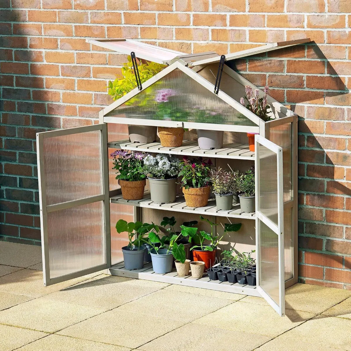 Feelgooduk Large Cold Frame Greenhouse Flower - Image 1