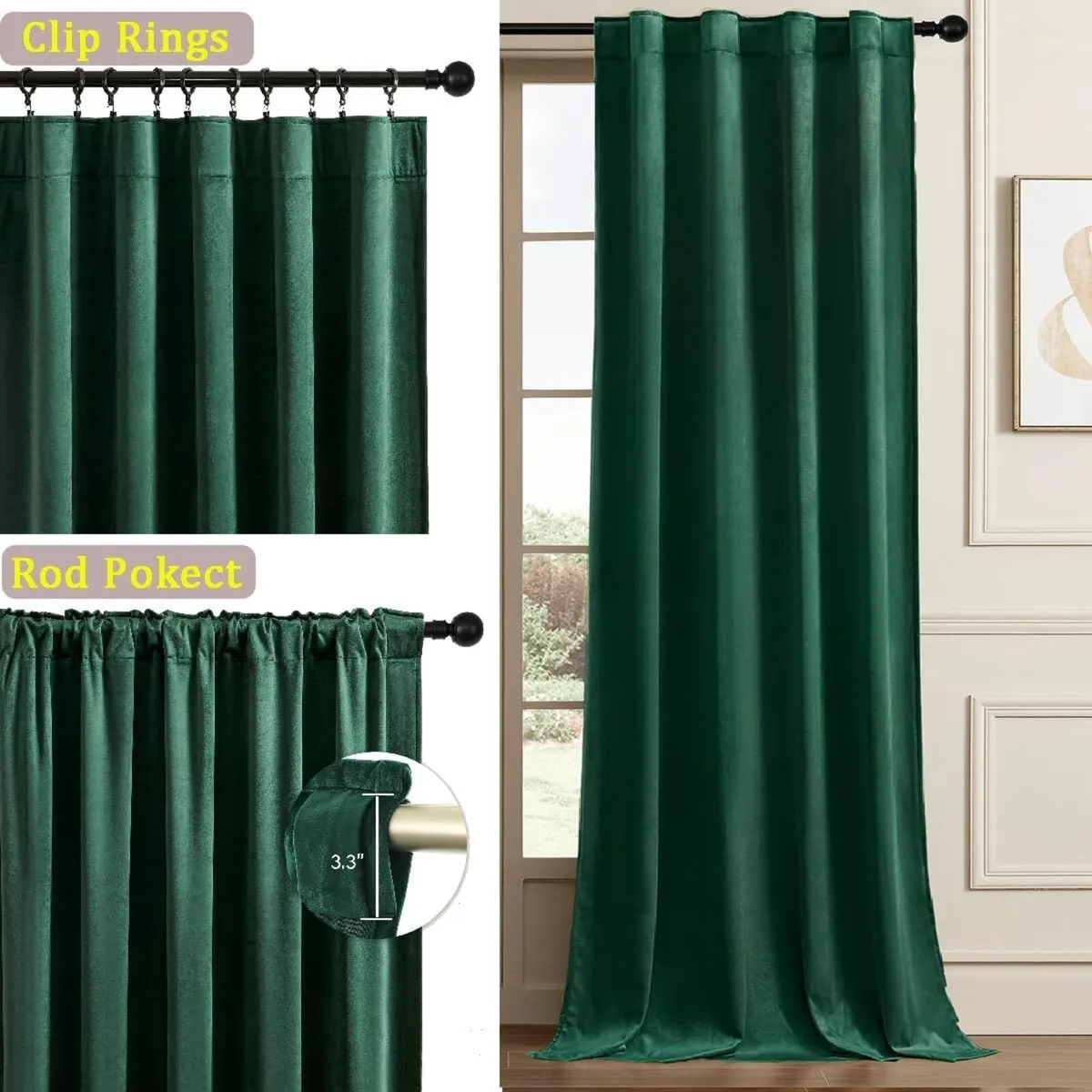 120 Inch Extra Long for High Ceiling Decorative - Image 2