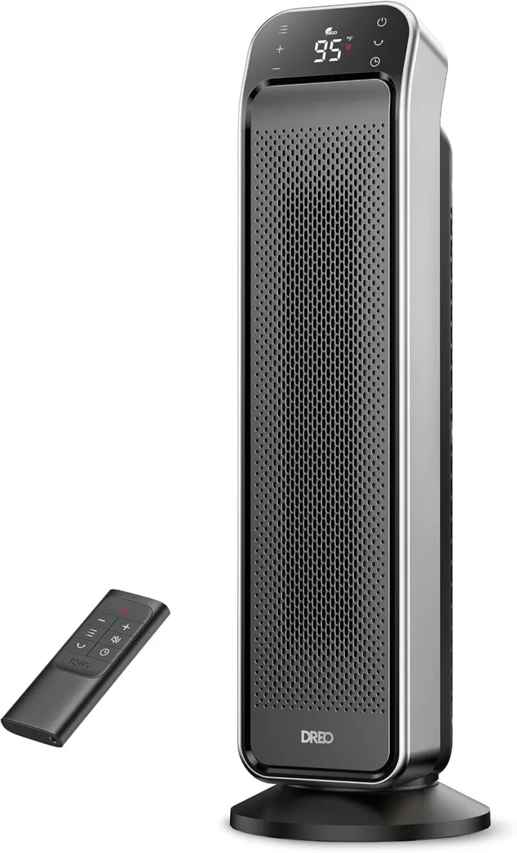 25 Inch Electric Heaters for Home Oscillating Fan - Image 1