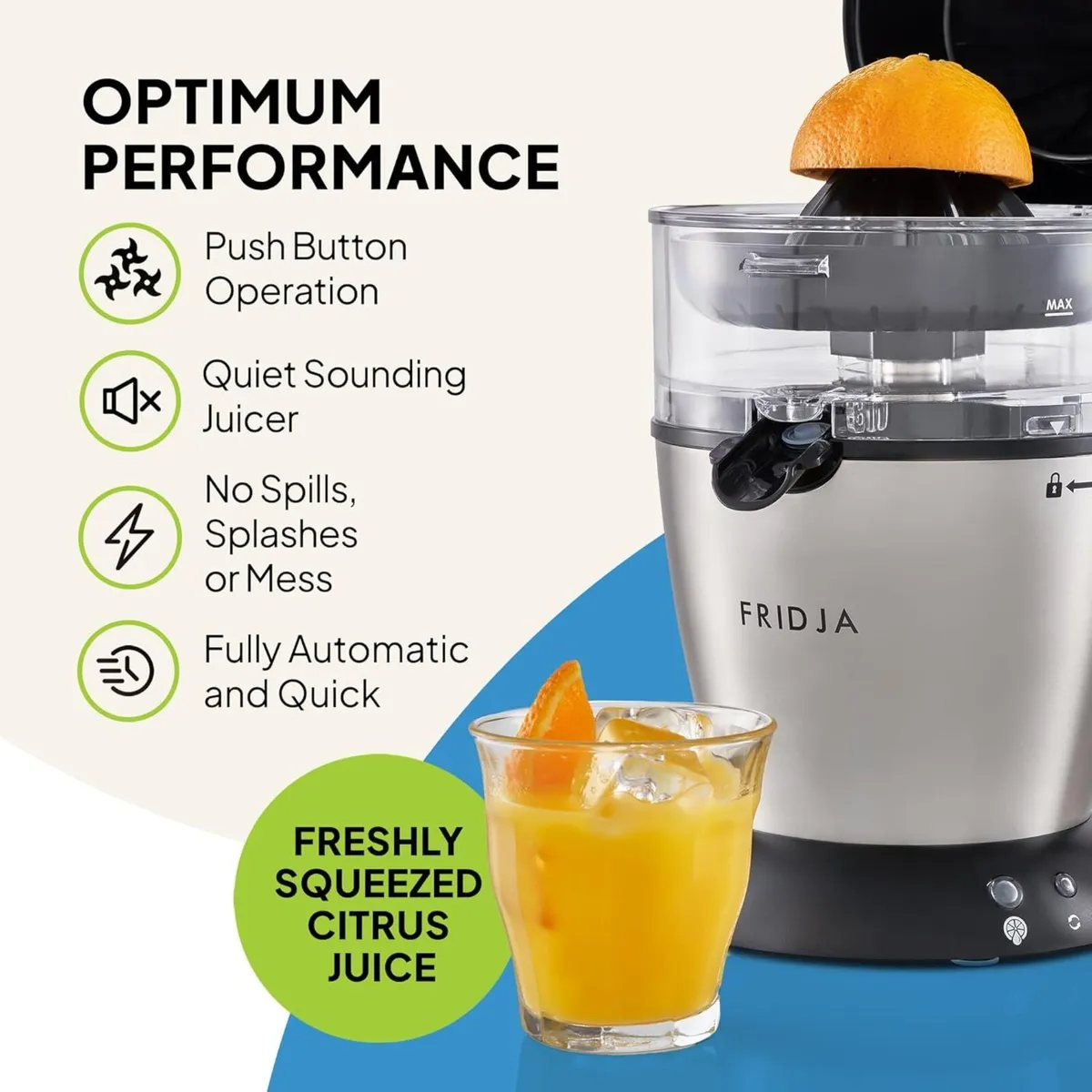 F900 Electric Juicer Automatic Citrus Press 50W - Image 3