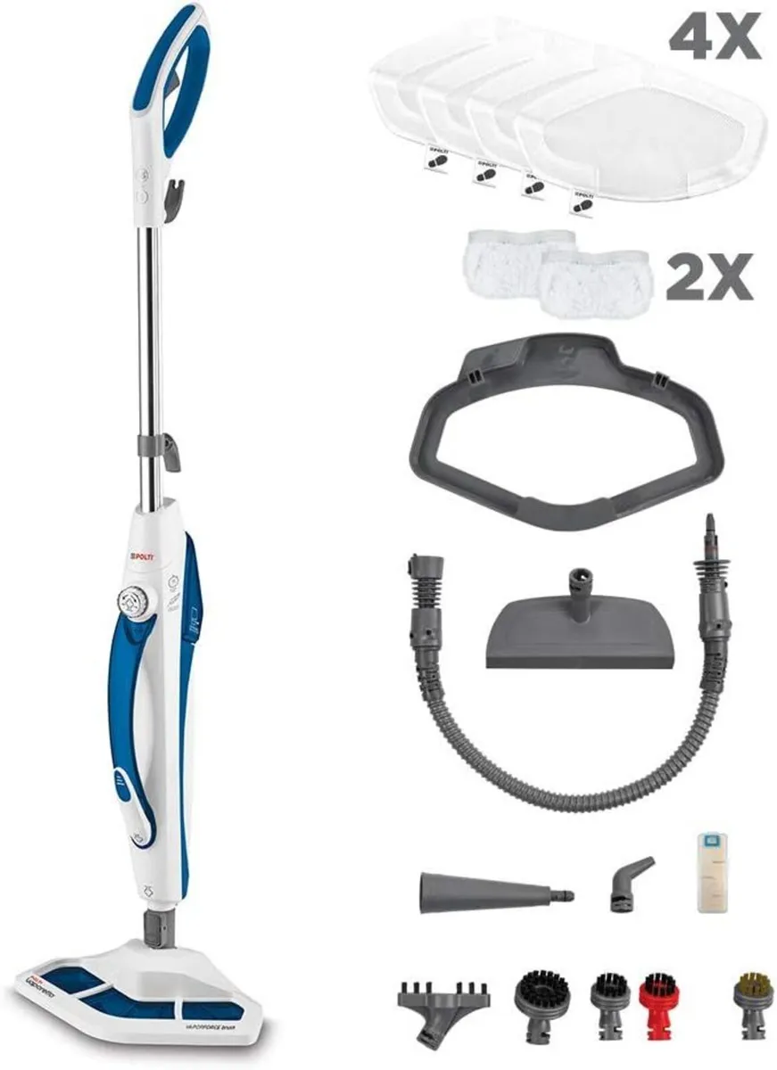 Double 2-In-1 Steam Mop with Portable Cleaner - Image 1