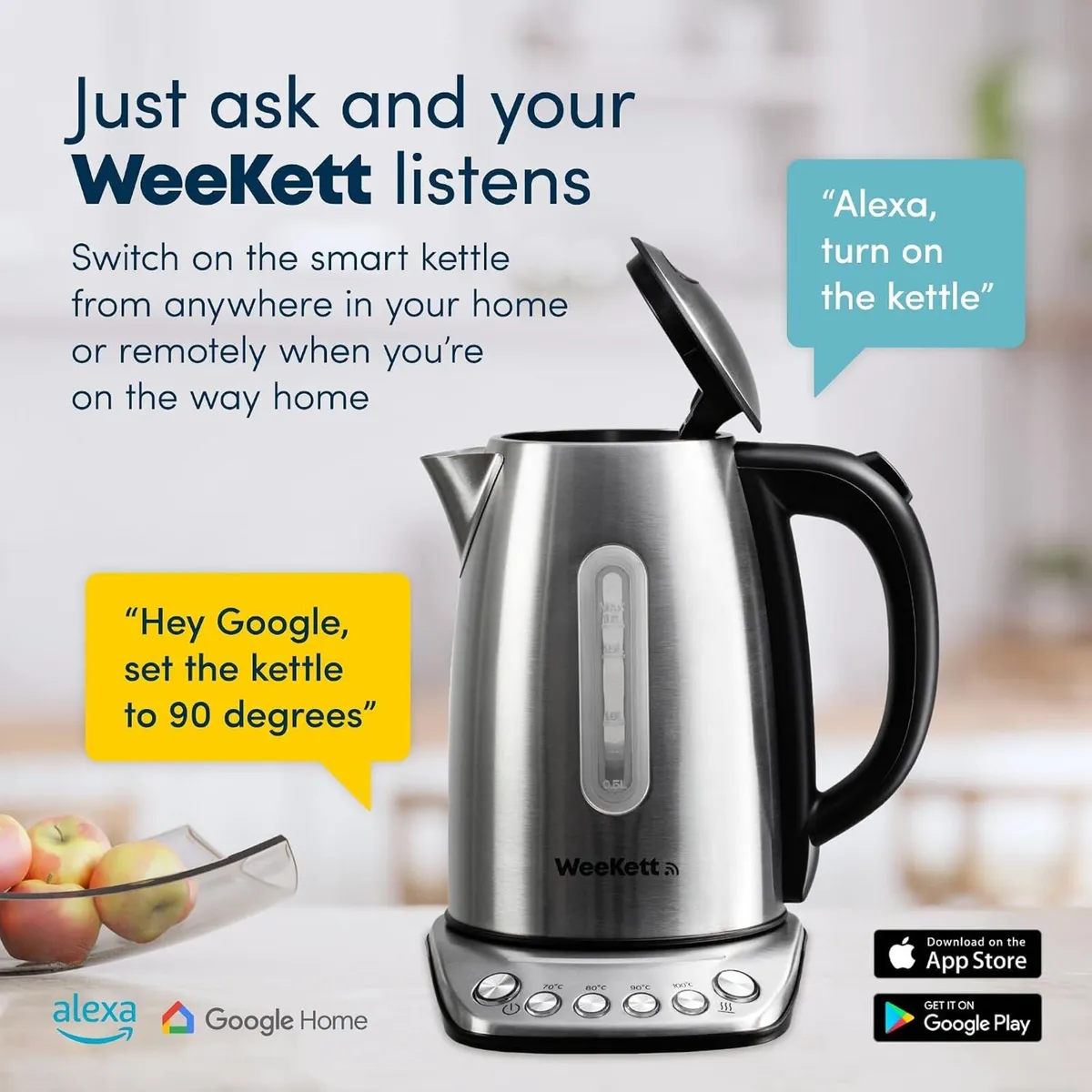 Alexa Smart Kettle Temperature Control 1.7L - Image 3