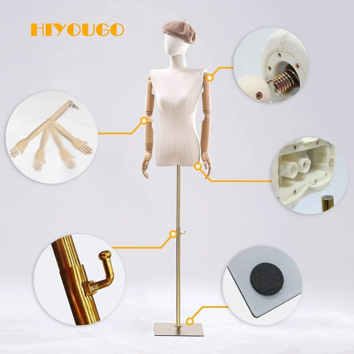 Female Mannequin Dress Form Torso - Image 4