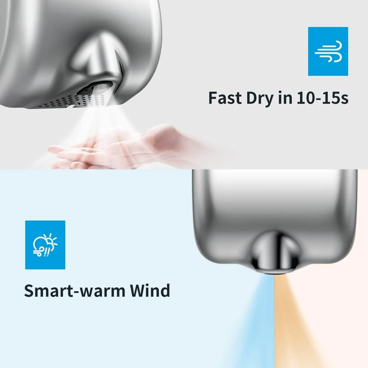 2800b Commercial Hand Dryer for Toilets - Image 4