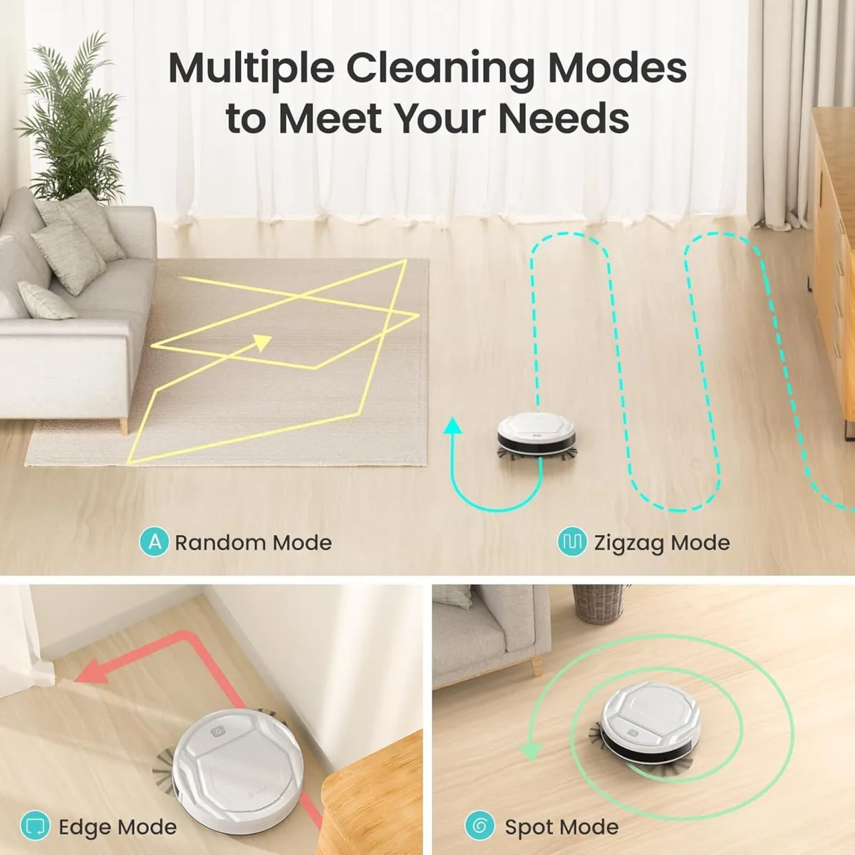 M210 Robot Vacuum Cleaner 2200pa - Image 4