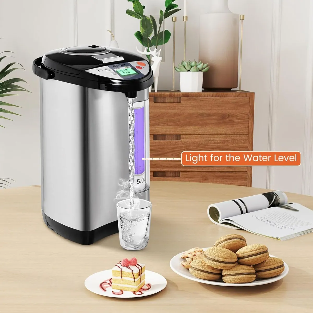 5L Hot Water Dispenser Stainless Steel Catering - Image 2