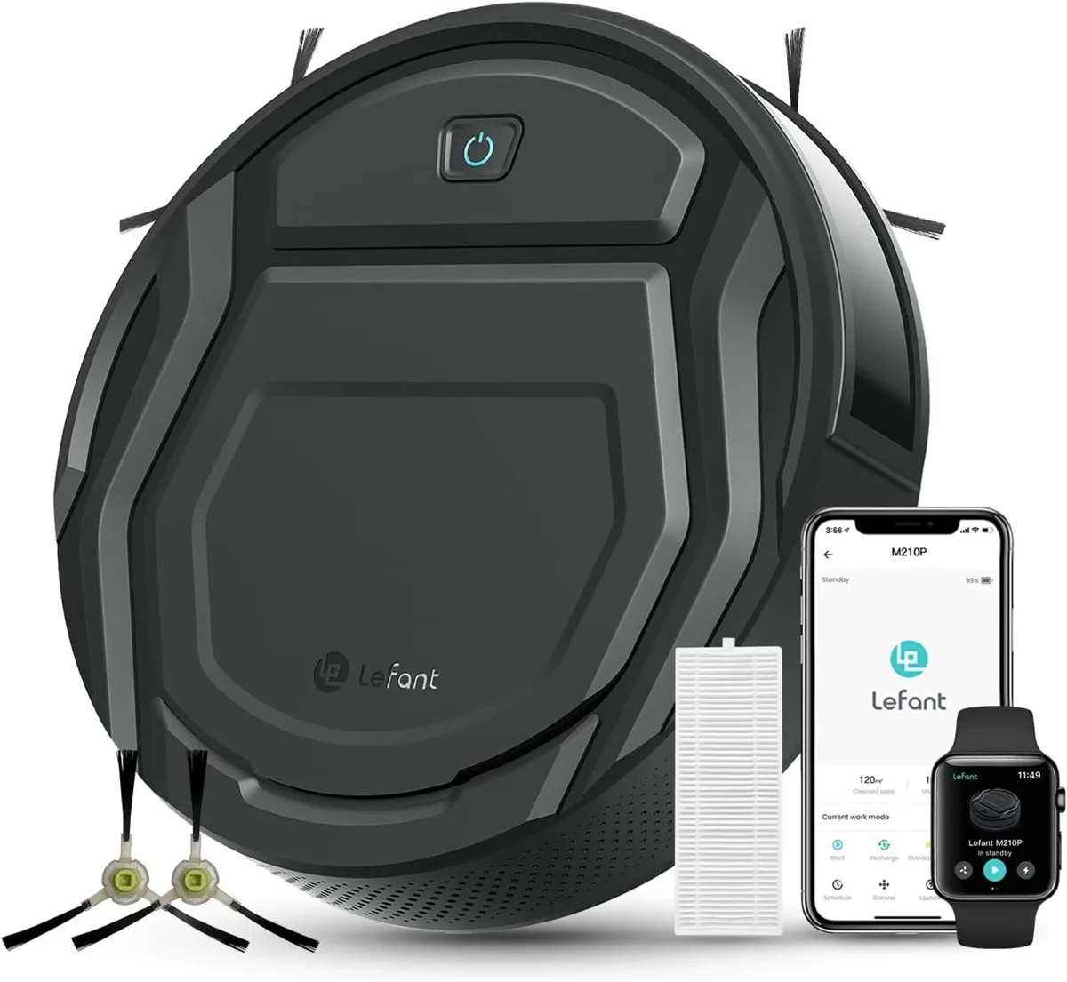 M210pro Robot Vacuum Cleaner 4000pa Suction - Image 1