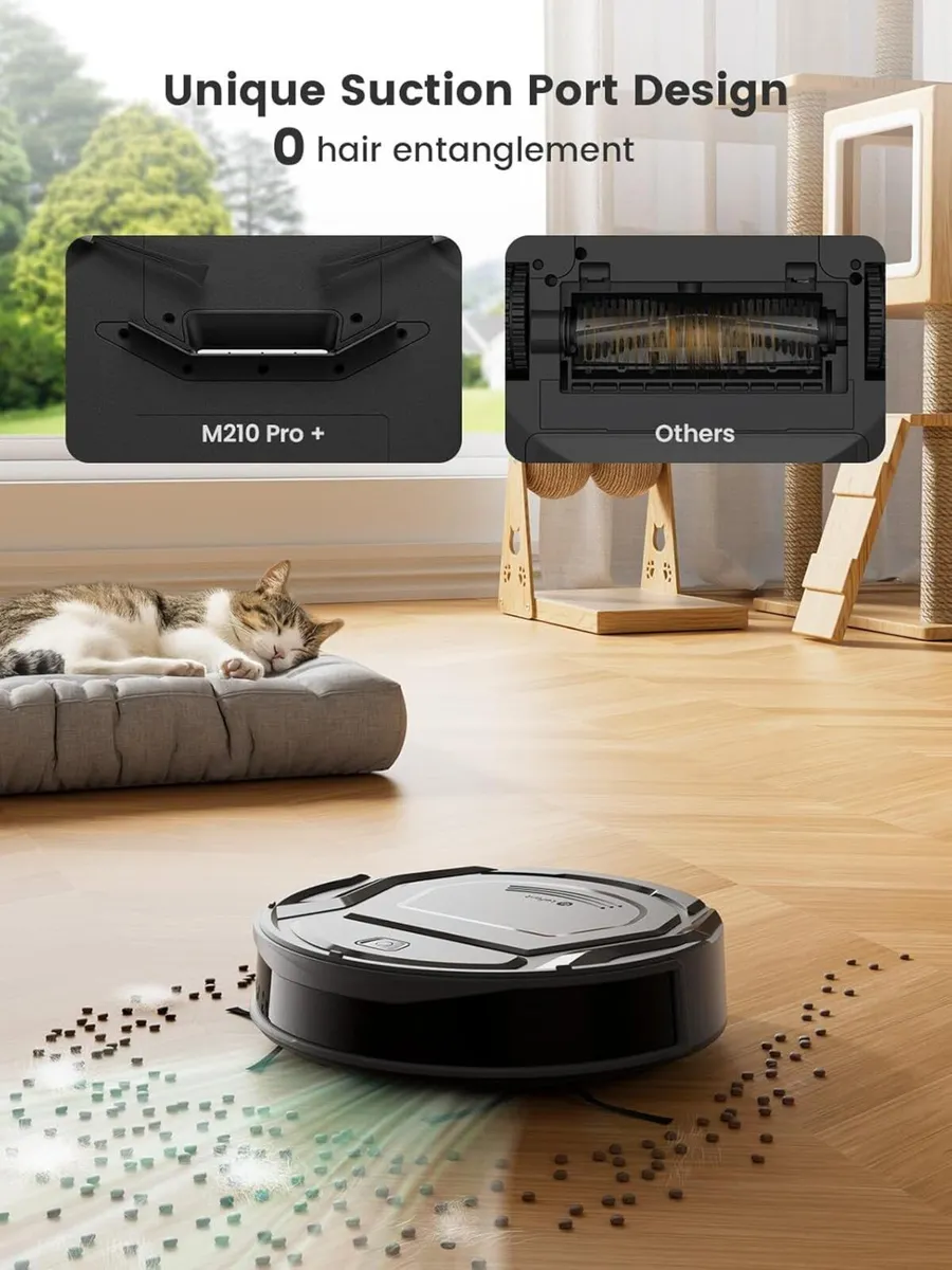 M210pro Robot Vacuum Cleaner 4000pa Suction - Image 2