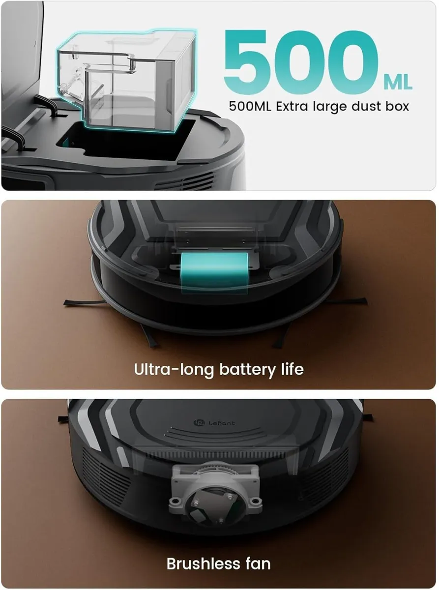 M210pro Robot Vacuum Cleaner 4000pa Suction - Image 3