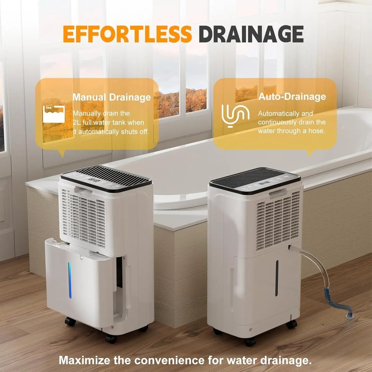 12L Day Dehumidifier for Home Smart Humidity - Image 3