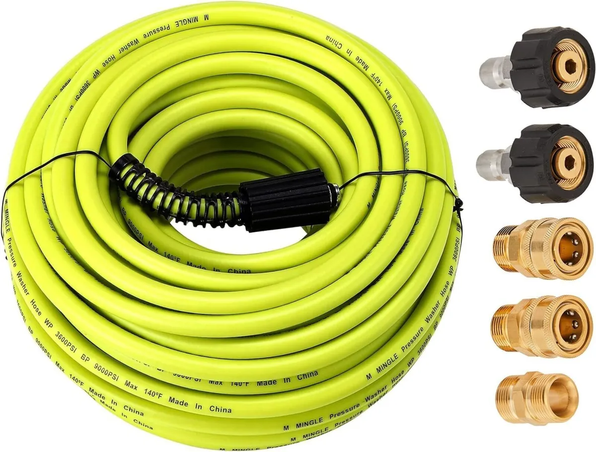 Pressure Washer Hose 30m X 1 4" M22 - Image 1