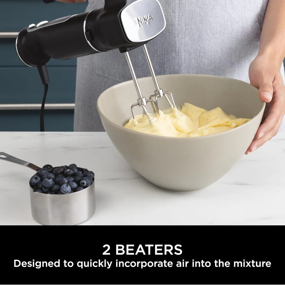 Foodi 2-In-1 Hand Blender Mixer Food Processor - Image 2
