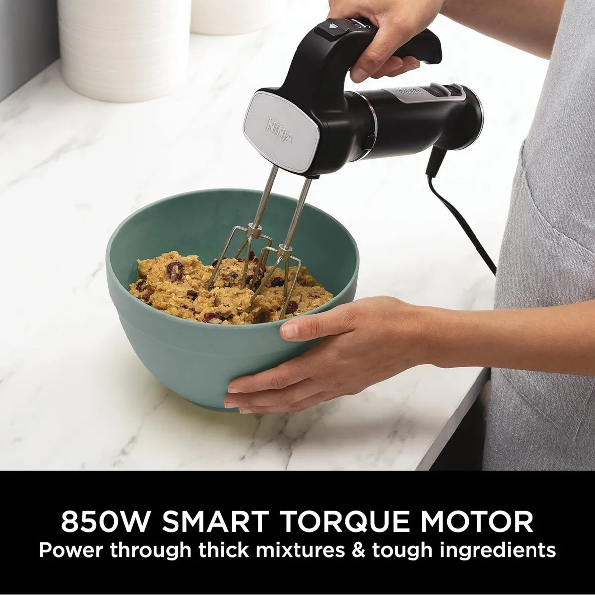 Foodi 2-In-1 Hand Blender Mixer Food Processor - Image 3