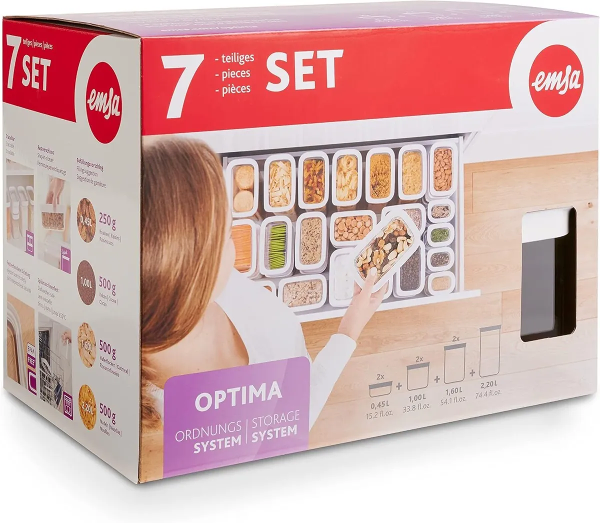 N11429 Optima 7-Piece Dry Storage Container Set 2 - Image 2