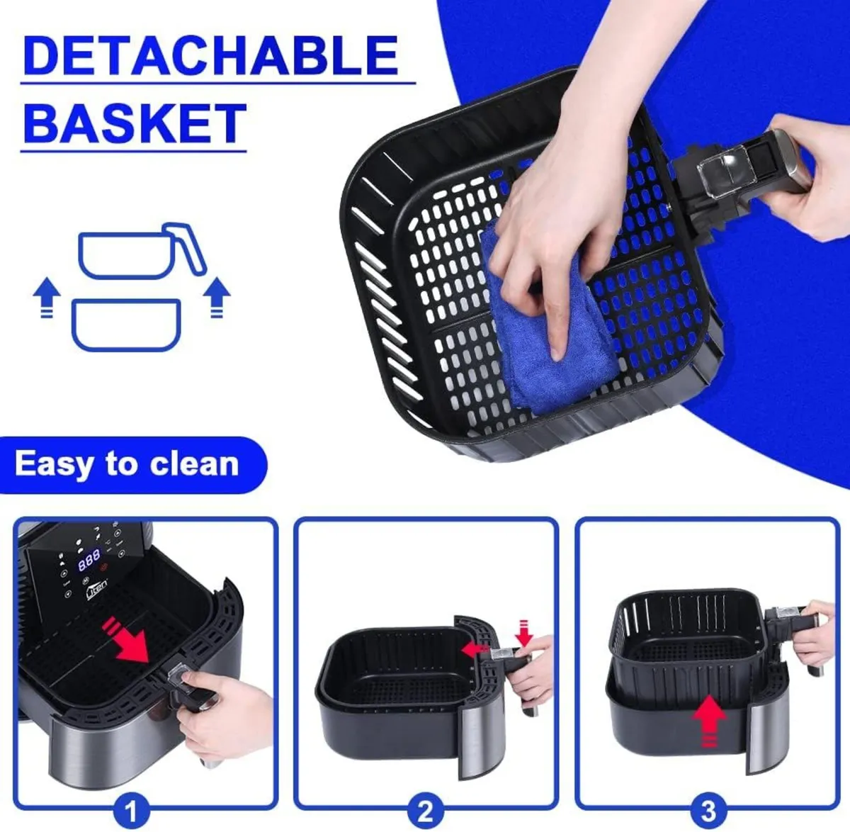 Air Fryer 5.5L Oil Free Fryers Oven - Image 4