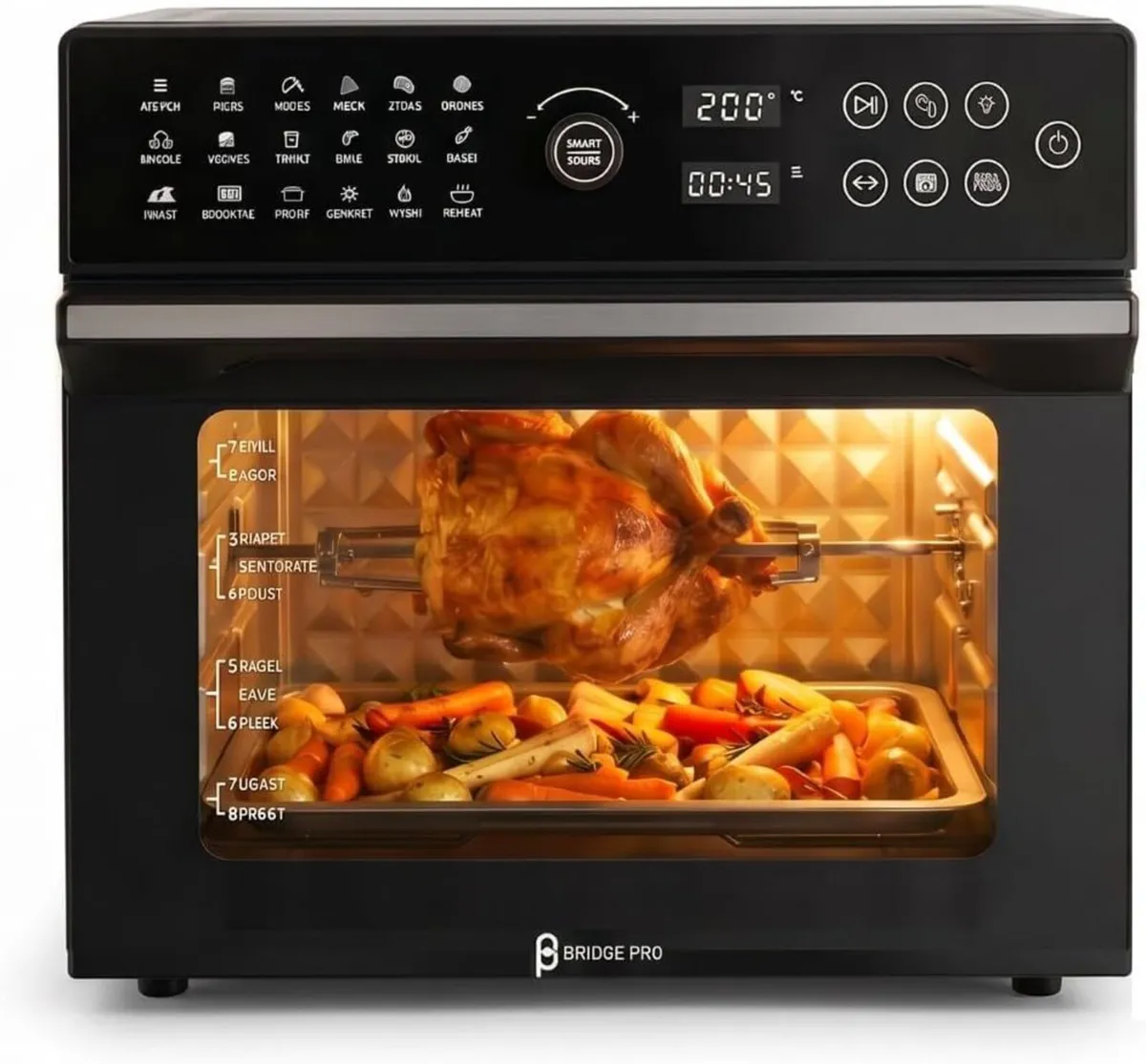 30 Litre Air Fryer Oven 1800W with Rotisserie - Image 1