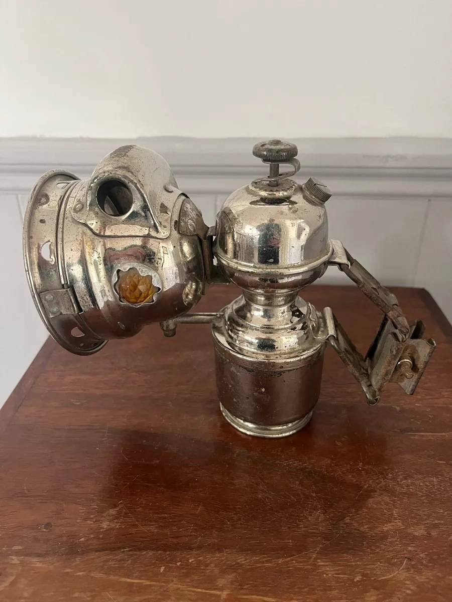 Antique Bicycle Carbide Lamp - Image 1