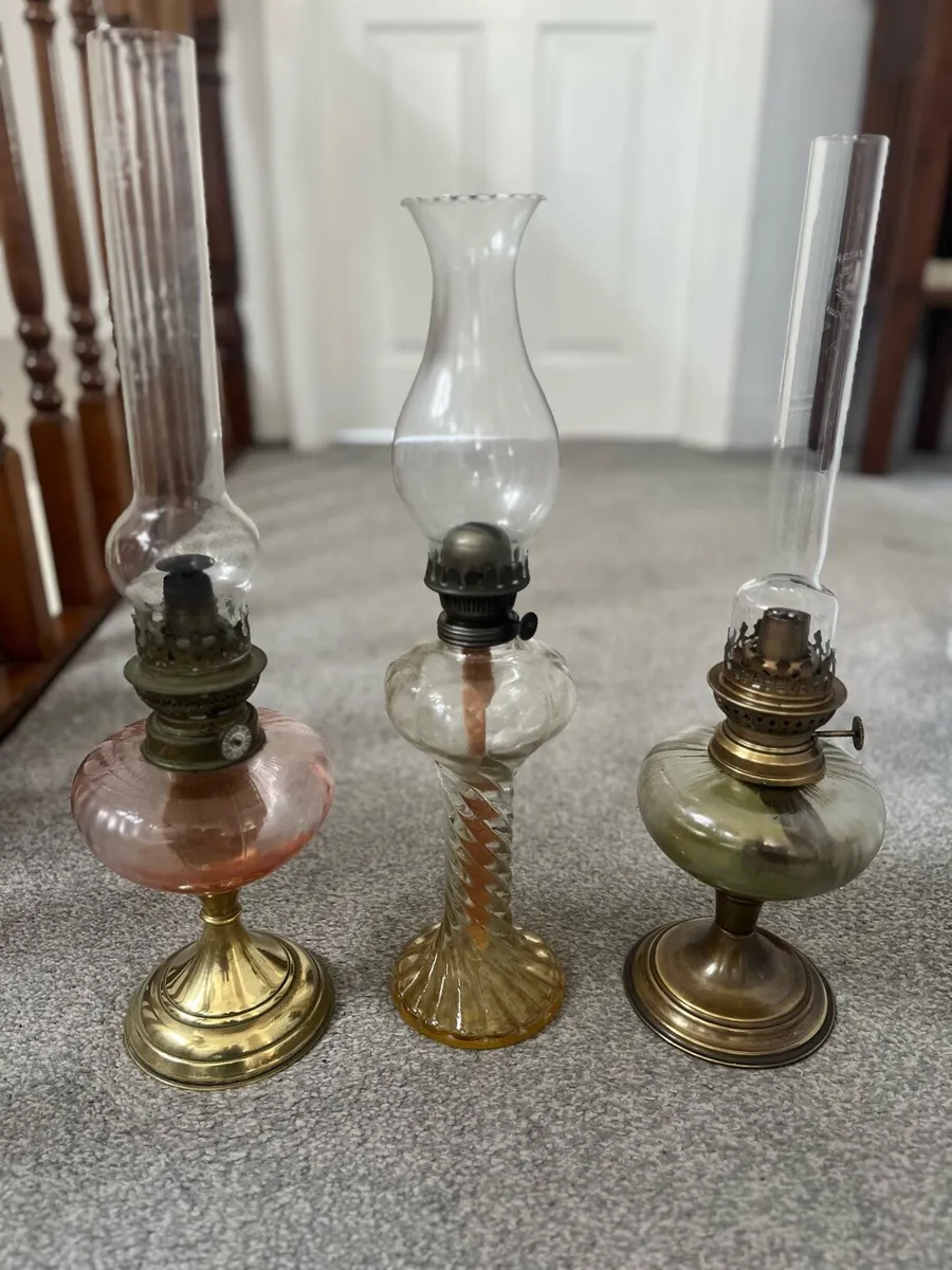 Vintage Oil Lamos - Image 1