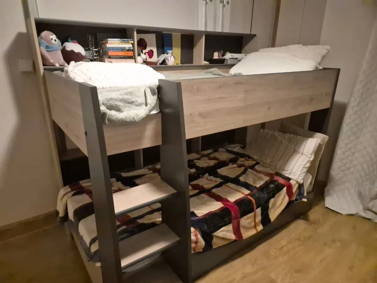 Needs to go ASAP Bunk Bed Frame with 2 Mattresses - Image 4
