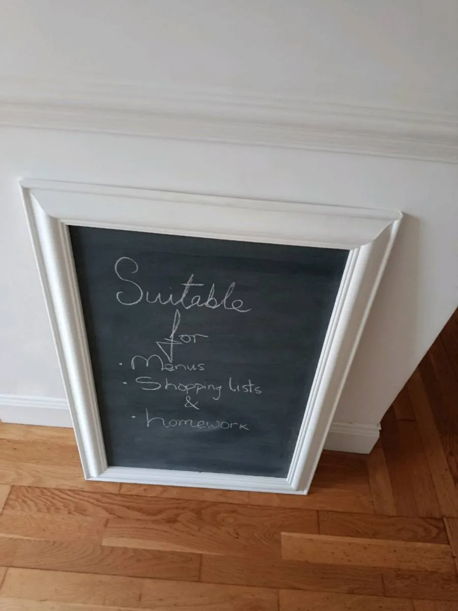 White chalkboard