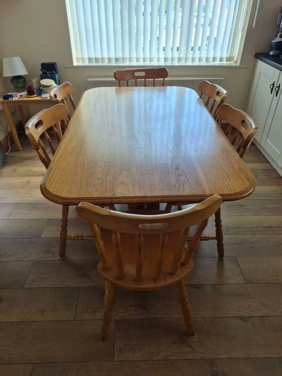 Kitchen Table and 6 Chairs - Image 1