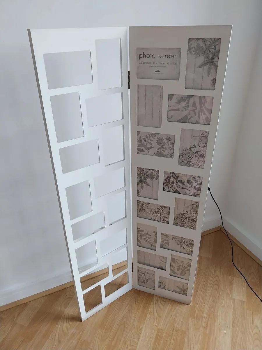 White folding photo frame - Image 1