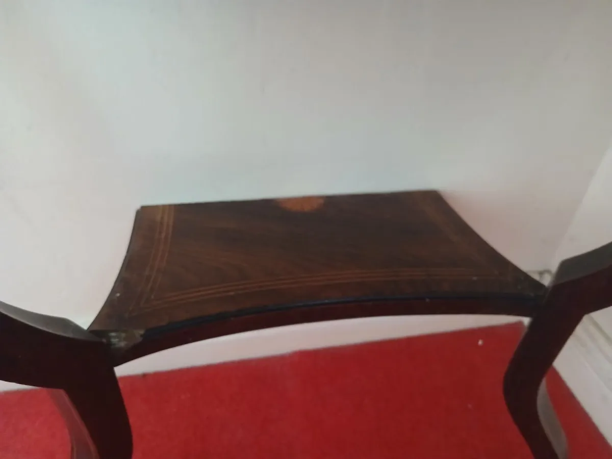 Antique Half Table - Image 2