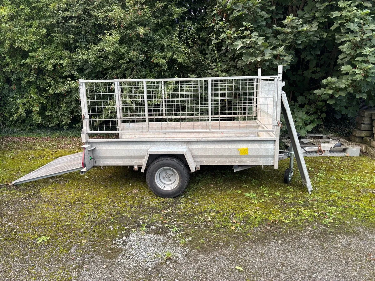 7ft5” x 4ft 1” McKELVEY TRAILER WITH  MESHSIDES - Image 1