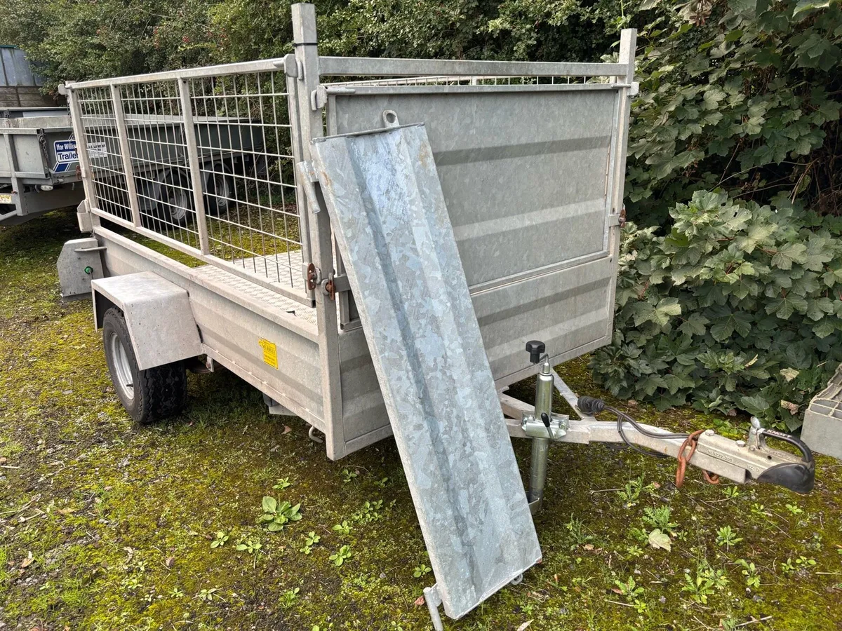7ft5” x 4ft 1” McKELVEY TRAILER WITH  MESHSIDES - Image 4